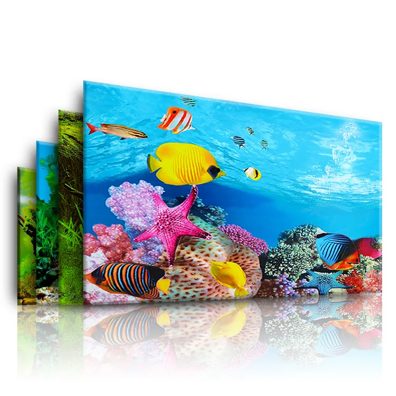 Aquarium Fish Enrichment - Hintergrund für Aquarium 3D Aufkleber Poster