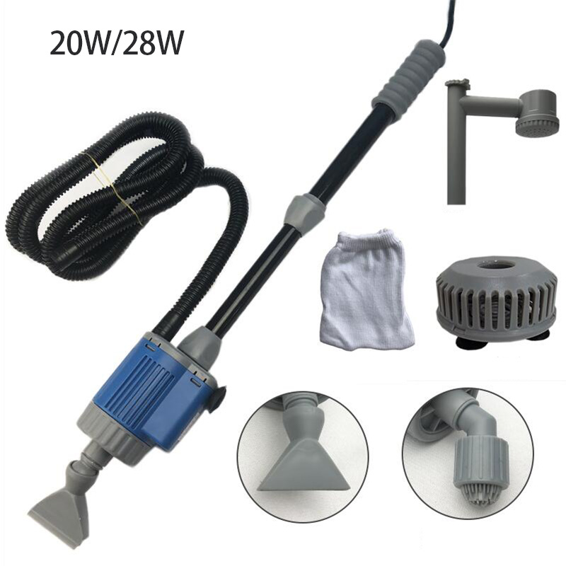 Aquarium Fish Electric - 20/28W Elektrische Aquarium-Wasserwechselpumpe Aquarium-Reinigungswerkzeug Wasserwechsler Kiesreiniger