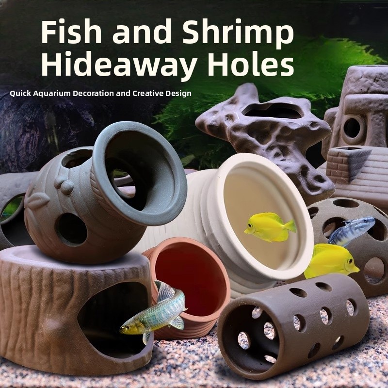 Aquarium Fish Reproduction - Ton-Tank mit Versteckmöglichkeit für Fische und