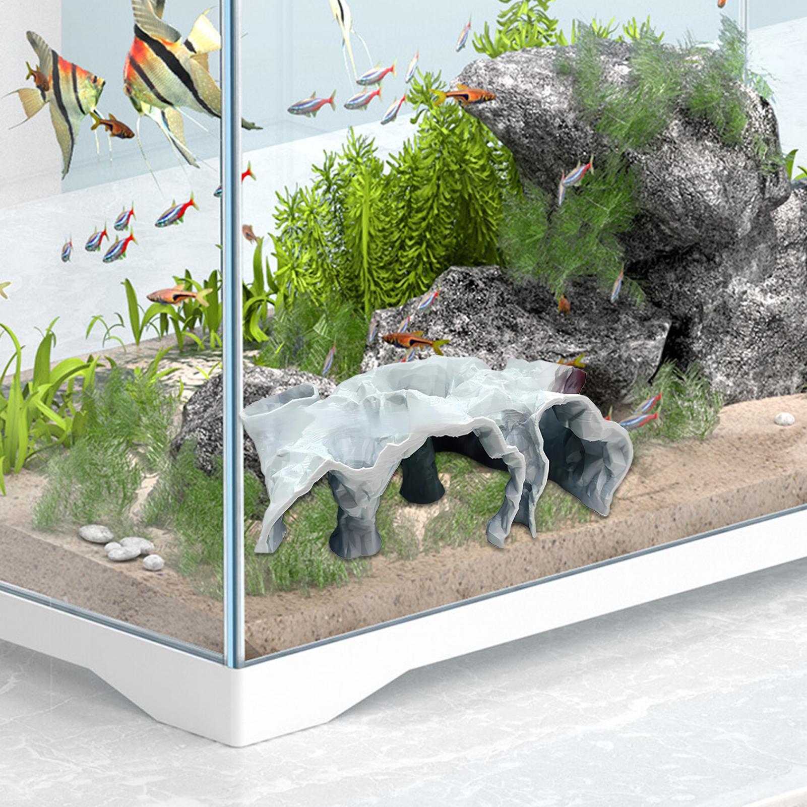 Aquarium Fish Hideout - Aquarium-Verstecke Unterwasser-Tunnel-Höhle Zuchtschutz Landschaftsdekoration für Betta