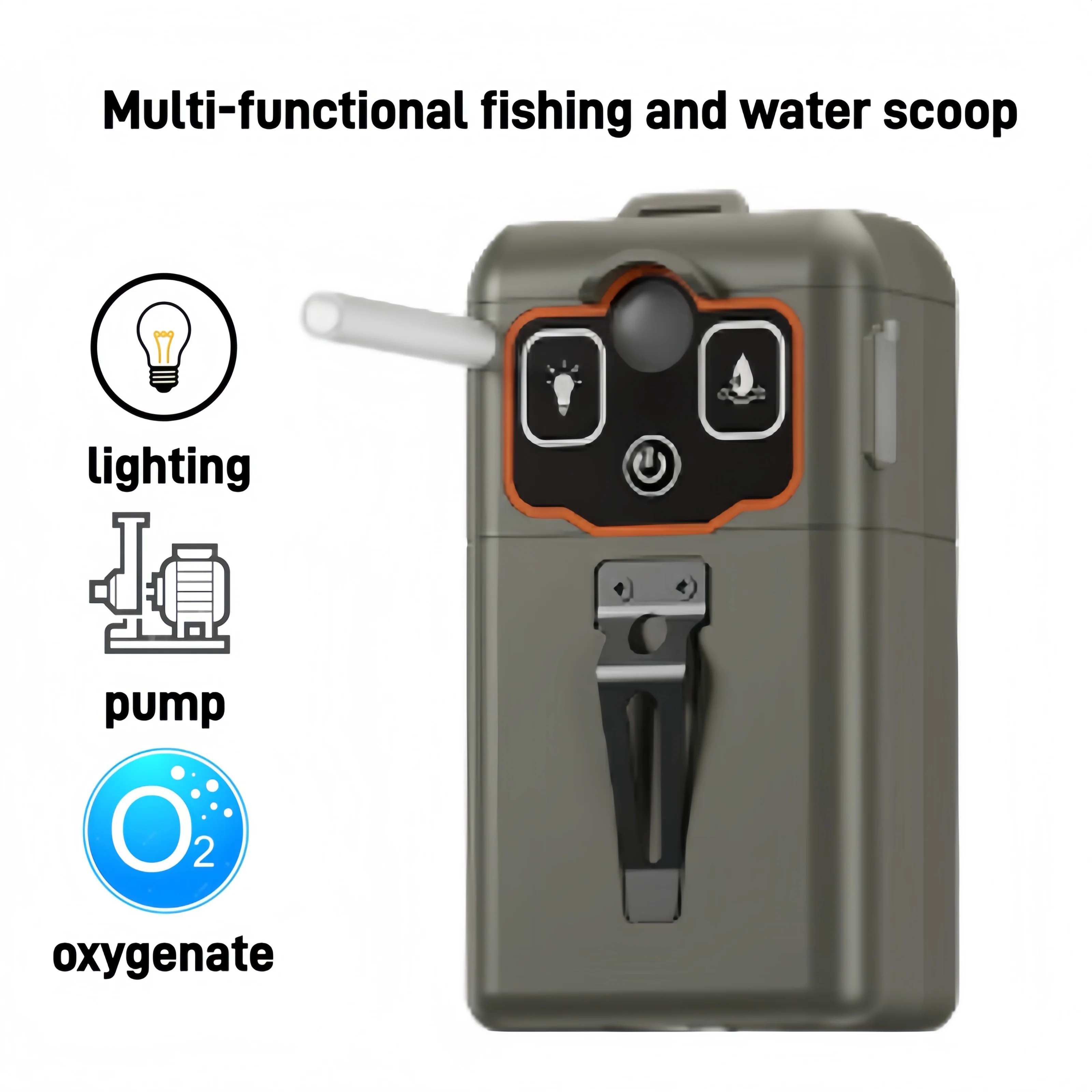 Aquarium Fish Electric - Tragbare Elektrische Wassertransferpumpe USB-Aufladbar Automatische Angelköder-Mischstation