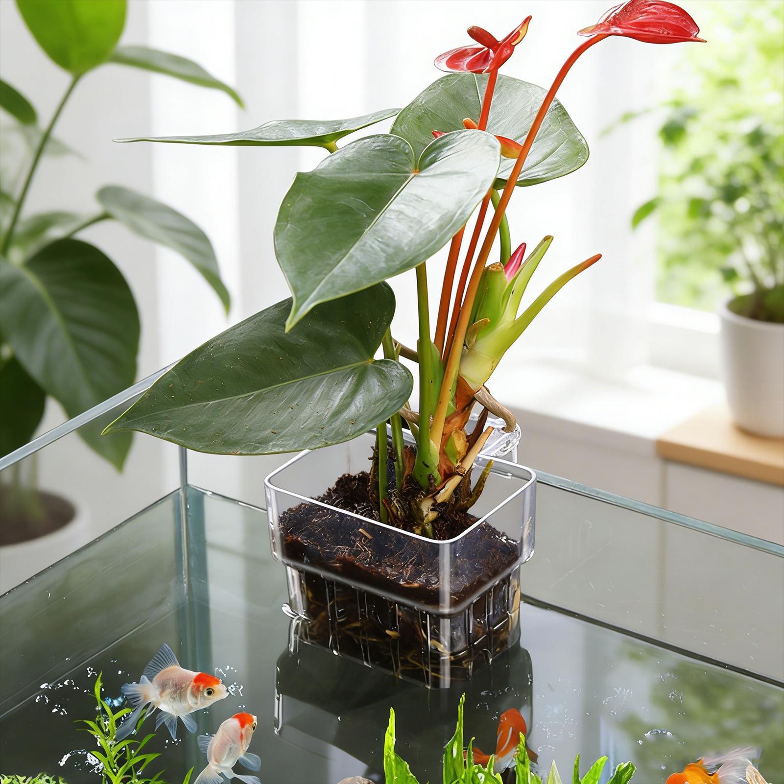Transparenter, aufhängbarer Aq – Aquarium Fish Enrichment Bewertung und Preis