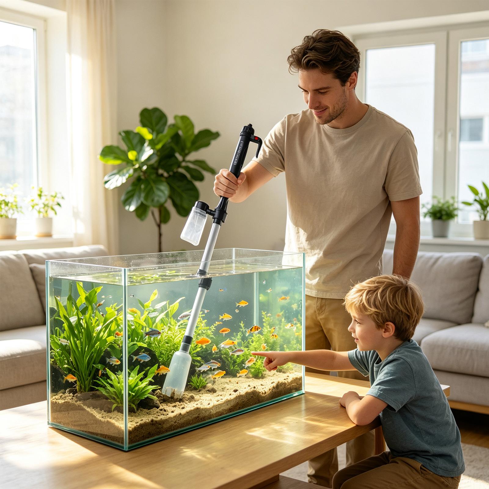 3-in-1 Aquarium-Staubsauger, K – Aquarium Fish Electric Bewertung und Preis
