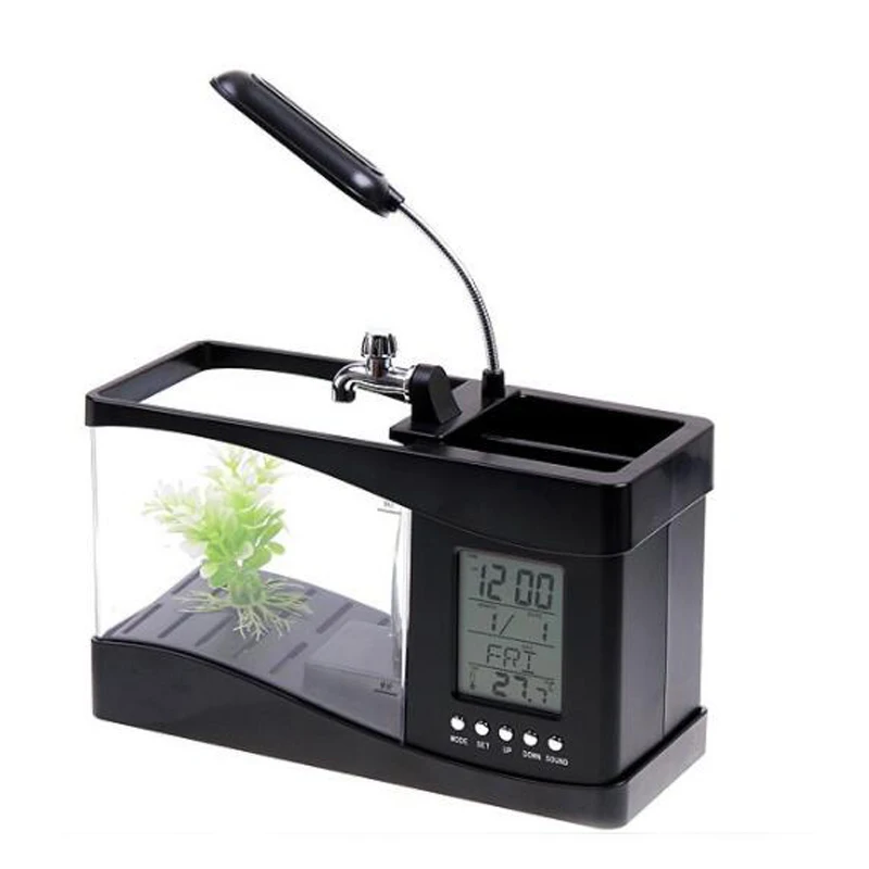 USB Desktop Mini-Aquarium mit  – Aquarium Fish Electric Bewertung und Preis