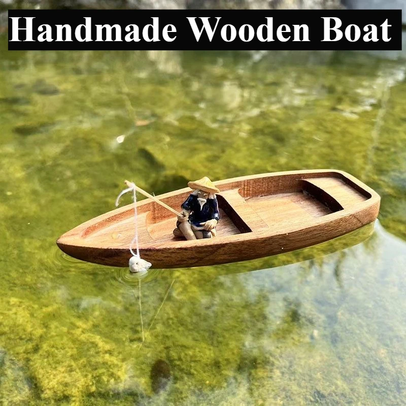 Handgemachte Holzboot Mini Sch – Aquarium Fish Enrichment Bewertung und Preis