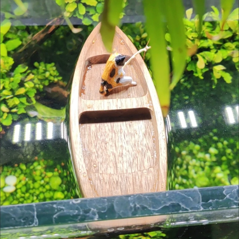 Handgemachte Holzboot Mini Sch – Aquarium Fish Enrichment Bewertung und Preis