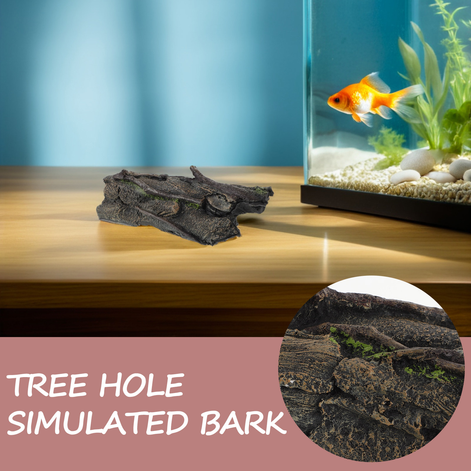 Hohler Baumstamm aus Kunstharz – Aquarium Fish Hideout Bewertung und Preis