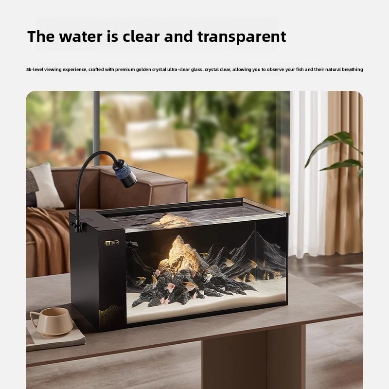 Superklares Glas-Desktop-Aquar – All Fish In Aquarium Bewertung und Preis