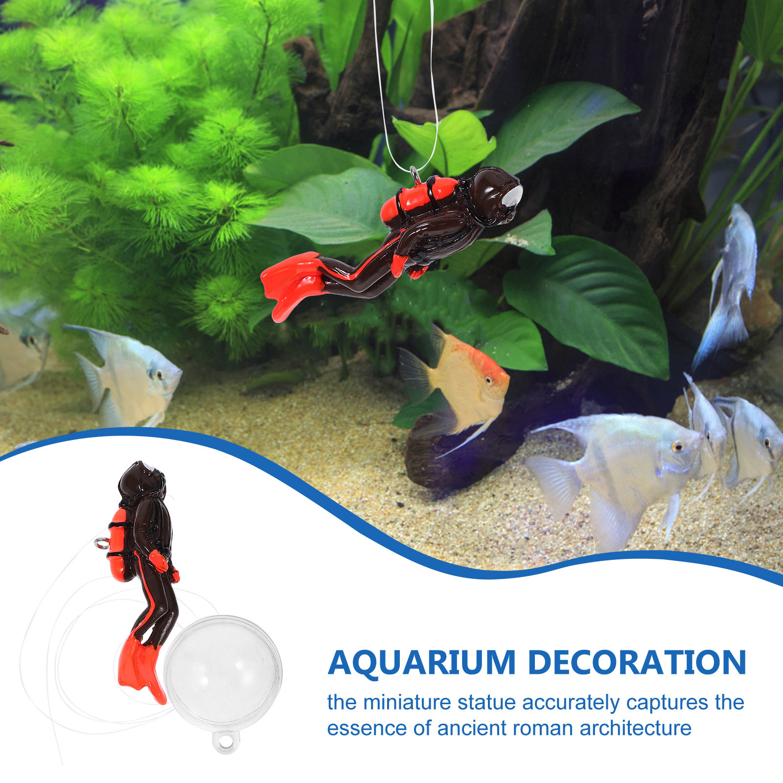 Schwimmende Taucherfigur für A – All Fish In Aquarium Bewertung und Preis
