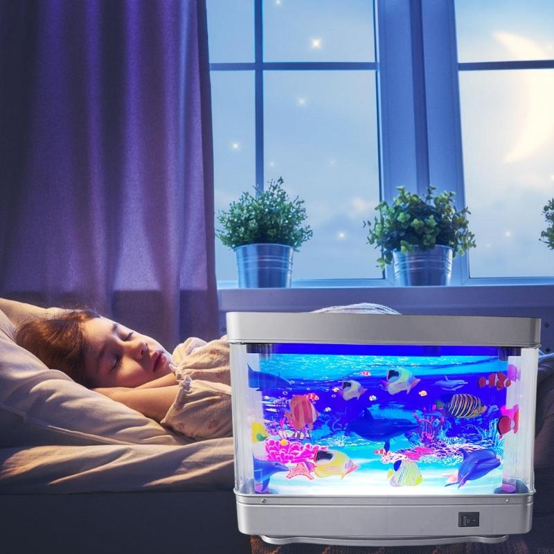 Sicheres LED-Nachtlicht in Aqu – Aquarium Fish Background Bewertung und Preis